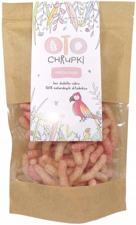 Otolandia chrupki pałeczki naturalne malinowe 25g