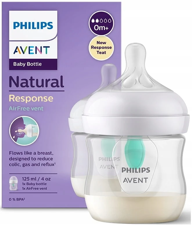 Phiips Avent butelka antykolkowa natural 3 airfree 125ml SCY670/01