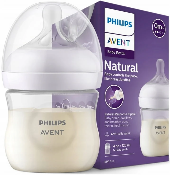 Philips Avent butelka antykolkowa natural response 125ml SCY900/01