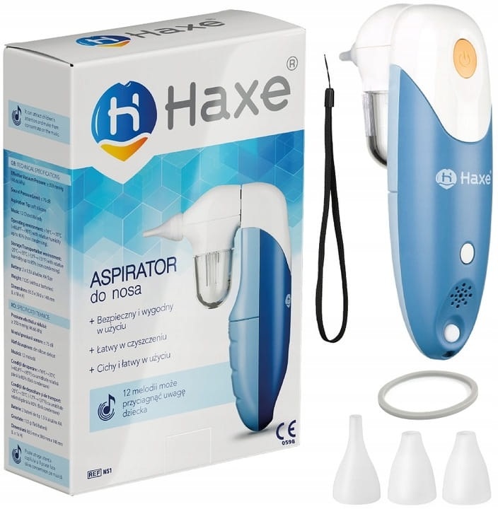 Haxe elektryczny aspirator do nosa odciąga katarek