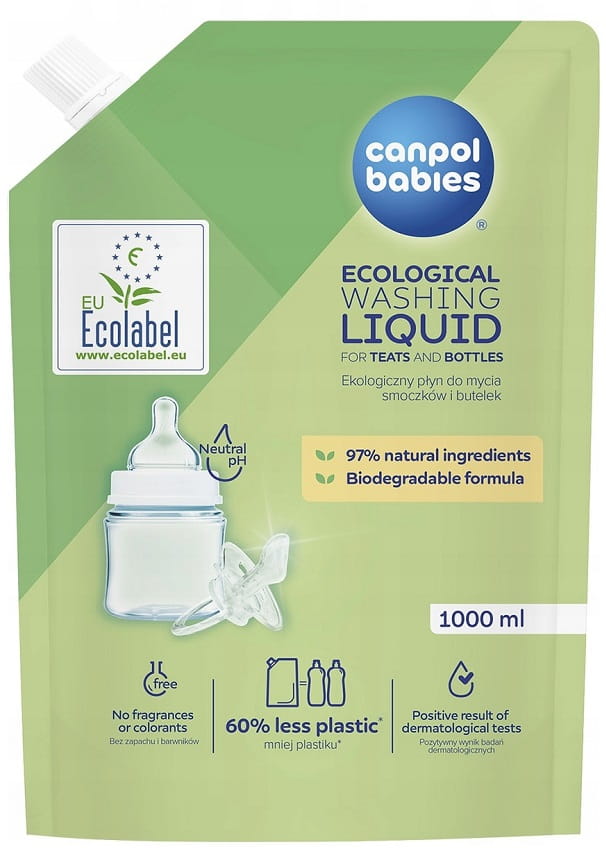 Canpol płyn opakowanie uzupełniające ekologicznego płynu do mycia 1000ml