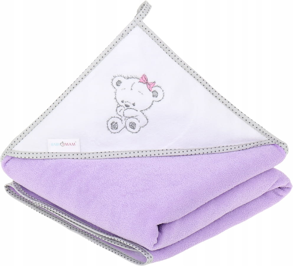 Babymam okrycie kąpielowe ręcznik 100x100 bawełna
