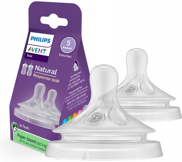 Philips Avent natural response smoczek do butelki 2szt 6m+ SCY965/02